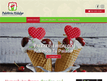 Tablet Screenshot of paleteriahidalgo.com